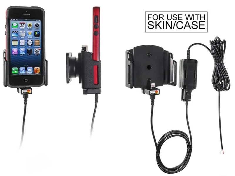 Gerätehalter 527502 mit Ladefunktion - für Smartphones - Apple iPhone 13 Mini, Apple iPhone 5C, Apple iPhone 5S und weitere