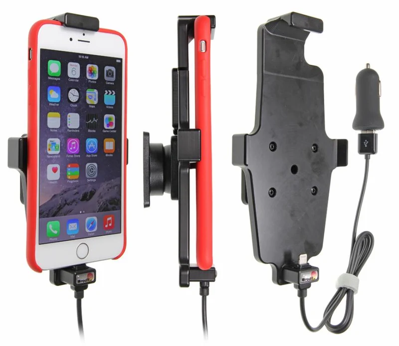 Gerätehalter 521663 mit Ladefunktion - für Smartphones - Apple iPhone 8 Plus, Apple iPhone 7 Plus, Apple iPhone Xs Max und weitere