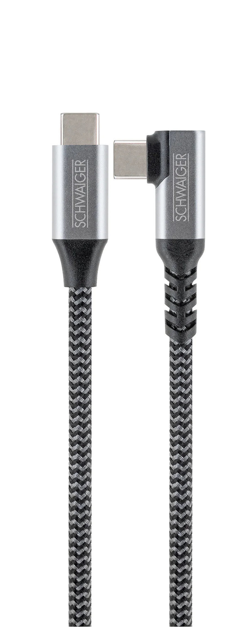 Ladekabel USB-C mit Winkelstecker (1,2 / 2 m)