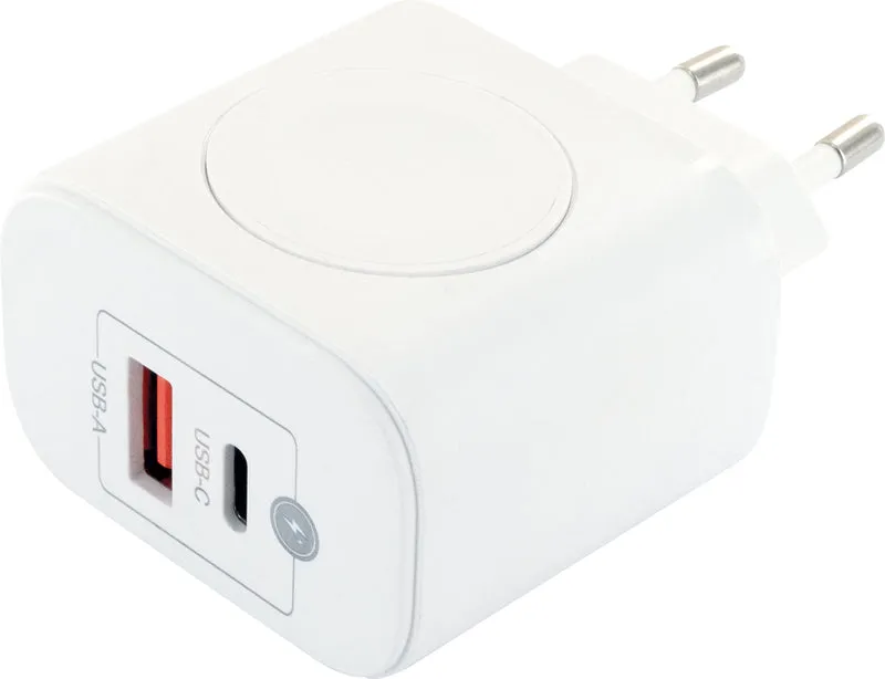 Ladeadapter SmartWatch USB-C & A 20W