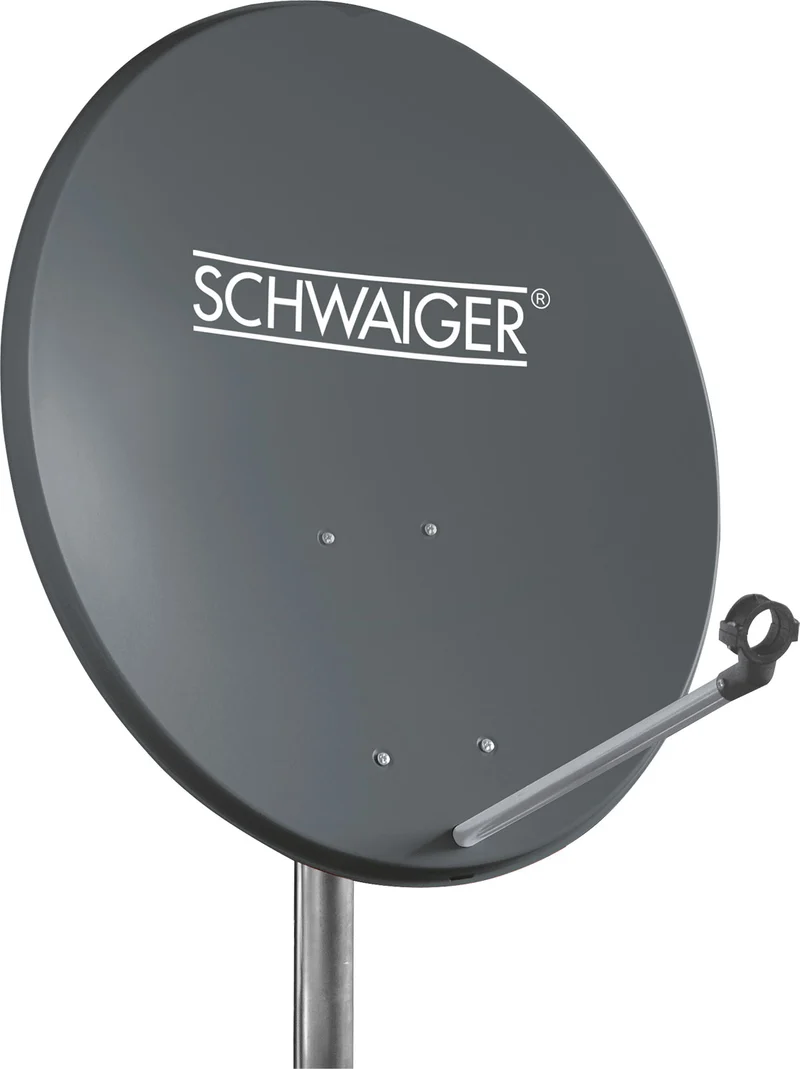 Stahl Satellitenschüssel 60 cm anthrazit