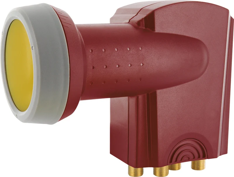Quad LNB digital SUN PROTECT ziegelrot