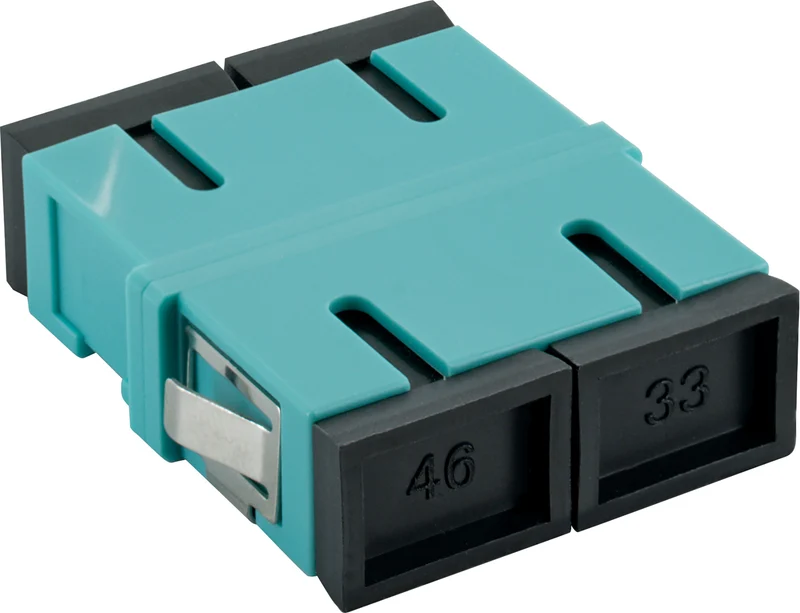 Adapter Glasfaser SC Duplex o. Flagge