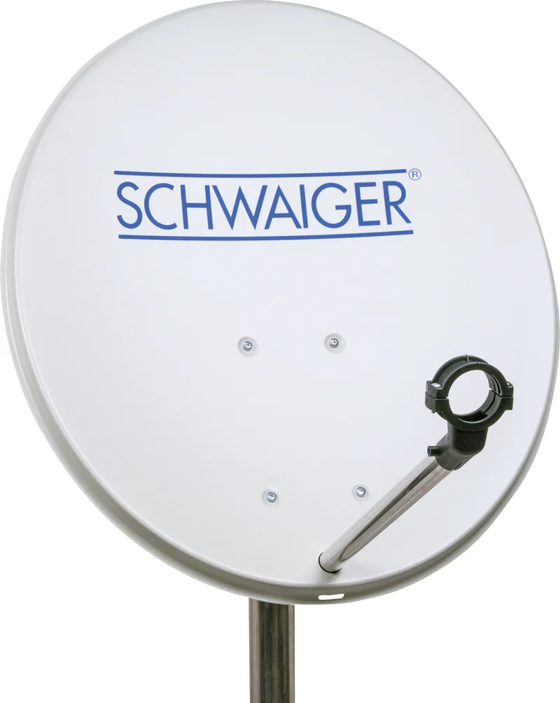 Stahl Satellitenschüssel 60 cm Hellgrau