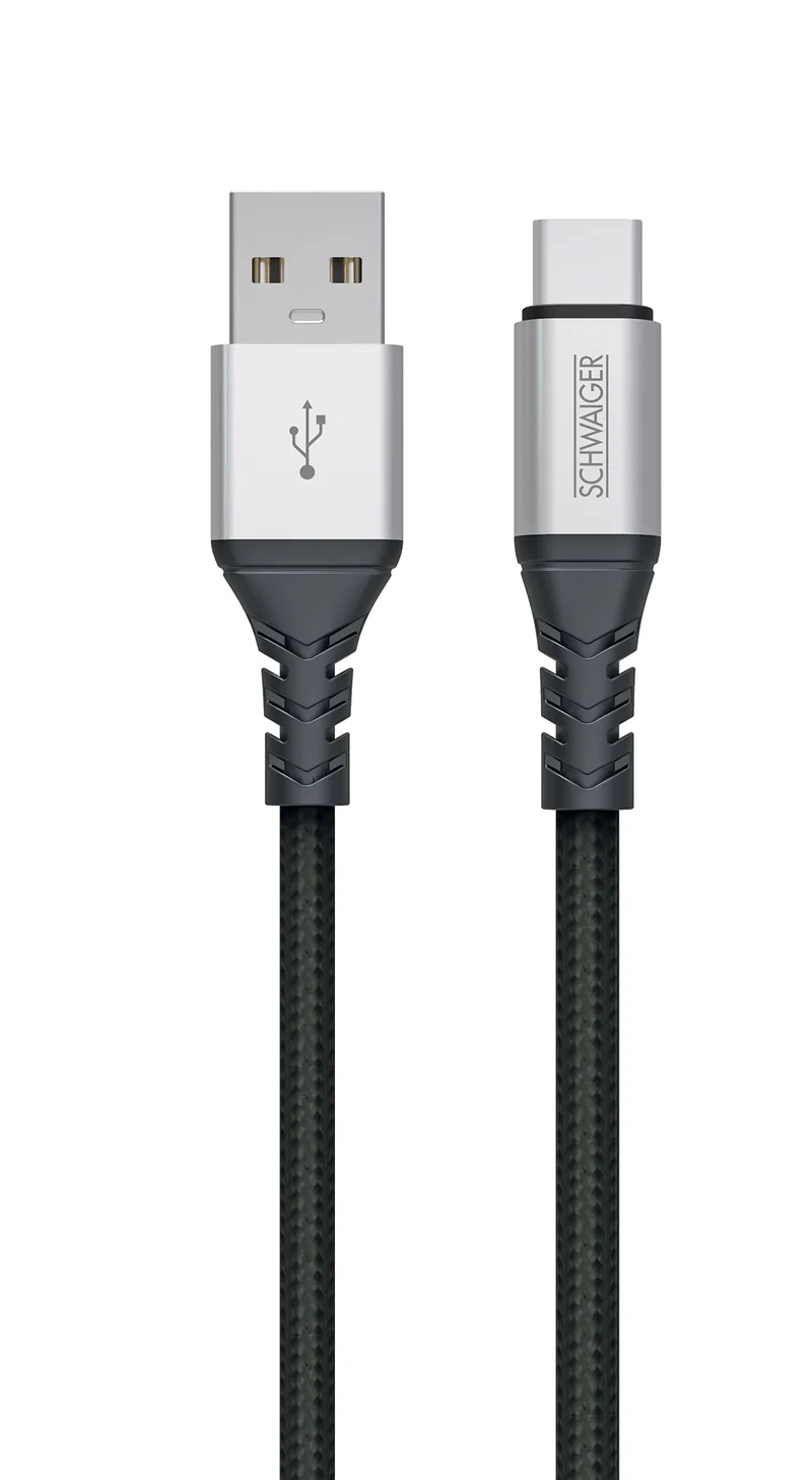 USB-C auf USB-A Kabel extrem reißfest 1,2 m