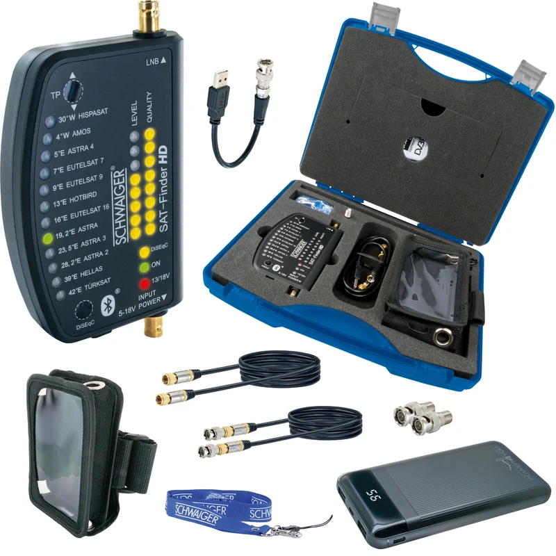 SAT-Finder HD im Transportkoffer Set