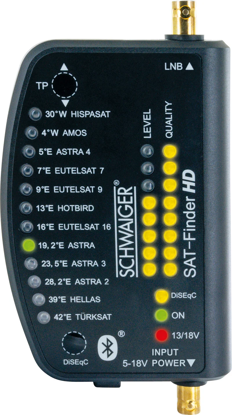 SAT-Finder HD mit LED-Anzeige