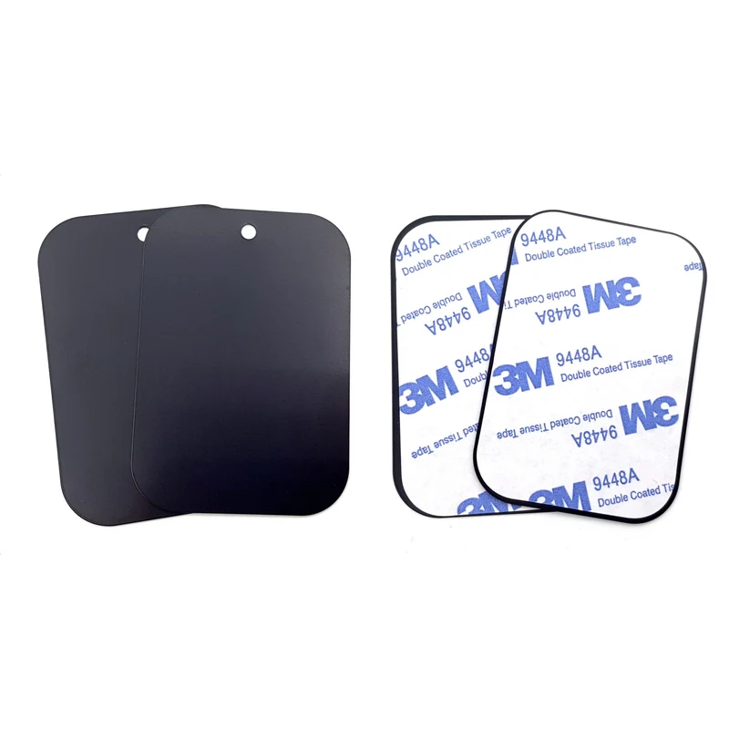 2x Metallplättchen selbstklebend