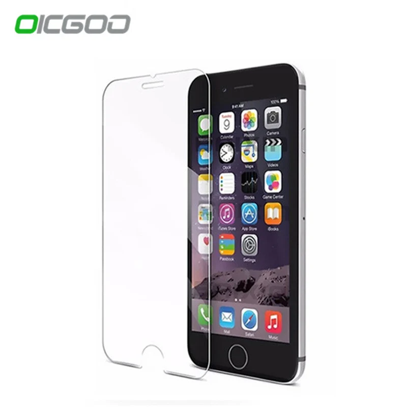 OICGOO 2.5D 0.26mm 9H Premium Tempered Glass For iphone 7 6 6s plus Screen Protector For iphone 6 7 6s 5 5s 4 protective glass