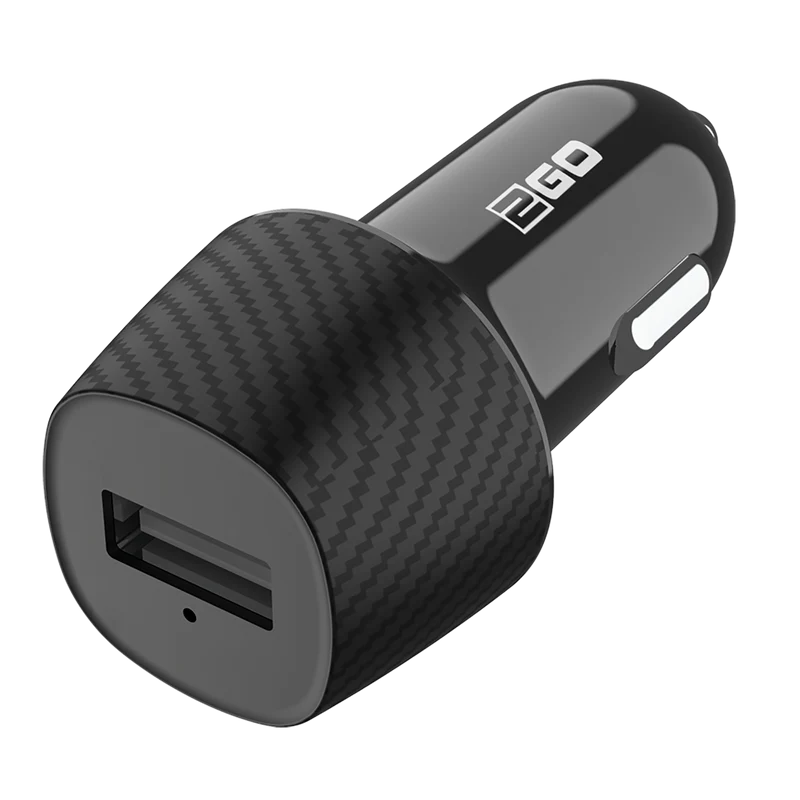 Kfz-Ladegerät 12 V / 24 V - 1 x USB A - 10 W - 2100 mA - schwarz