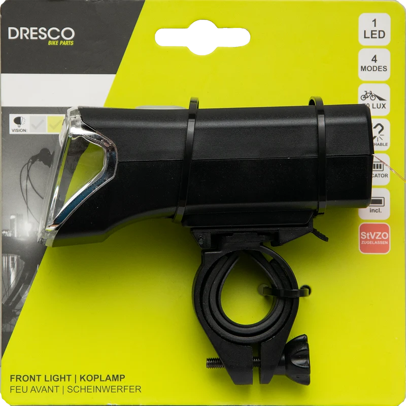 Dresco Batterie-Frontlicht AVENUE 70 Lux