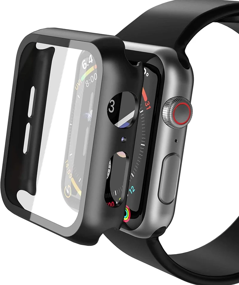 2x Hülle für Apple Watch Serien, 5 Farben