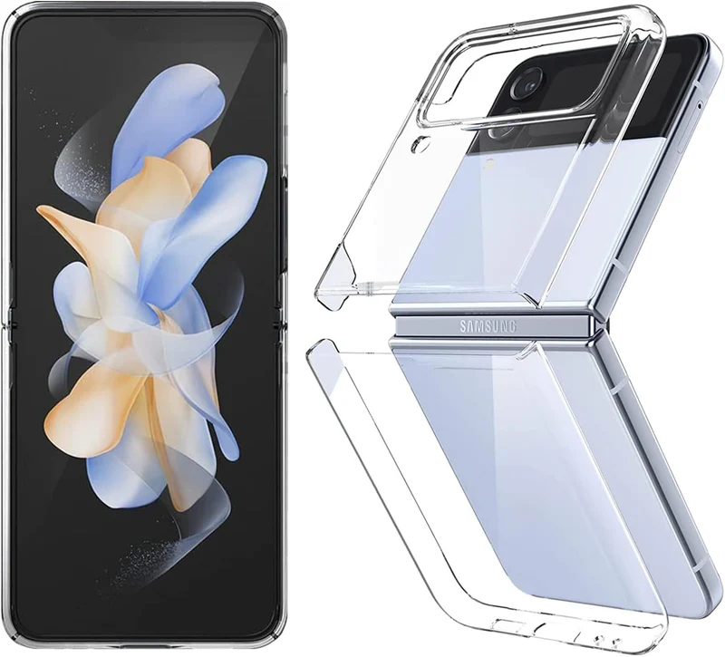 Hülle für Samsung Galaxy Z Flip Serien, Transparent