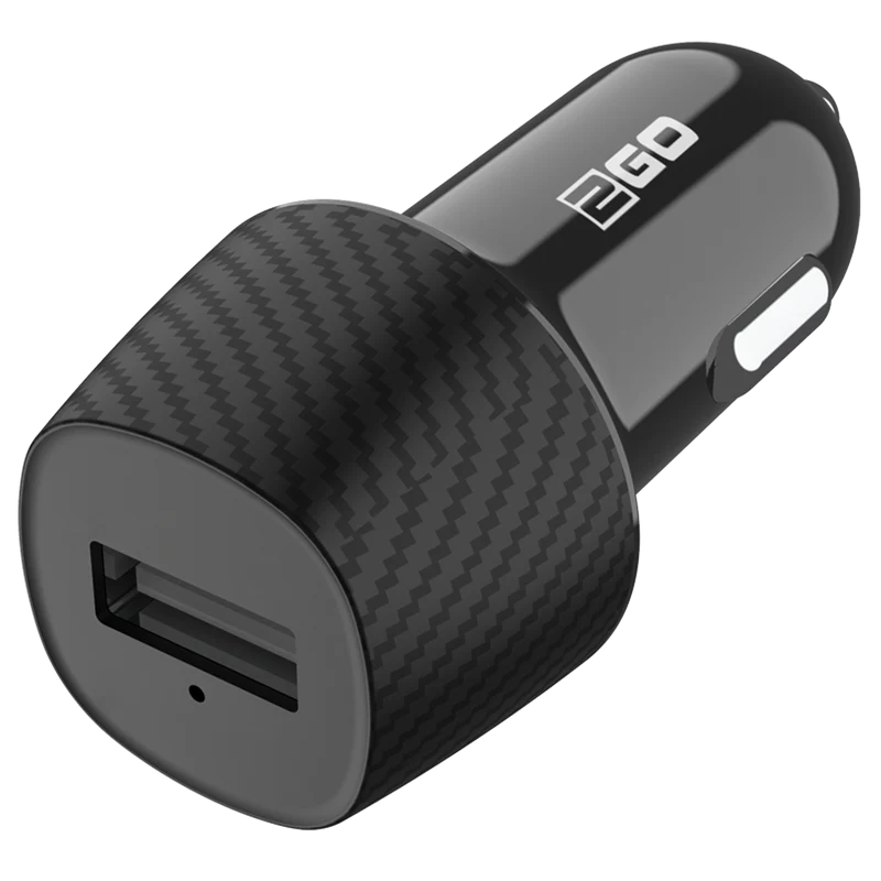 Kfz-Ladegerät 12 V / 24 V - 1 x USB A - 5 W - 1000 mA - schwarz