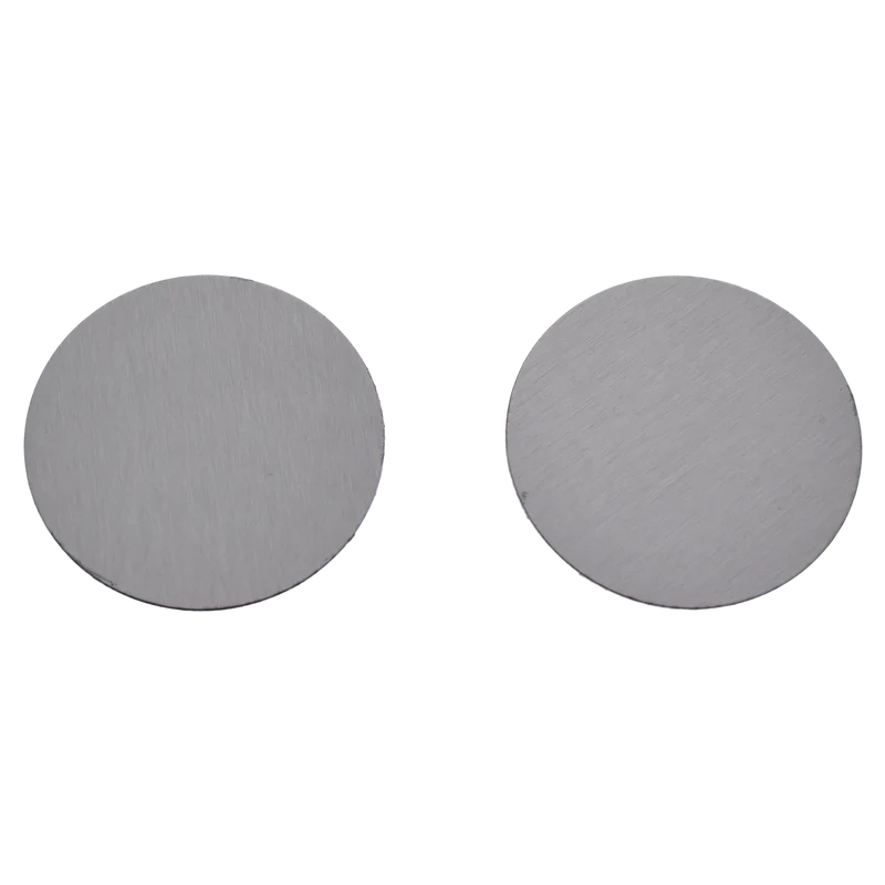 MAG Fix Zusatzsticker - selbstklebende Metallplatte zur Verwendung mit Magnethaltern - 2 Stück - silber