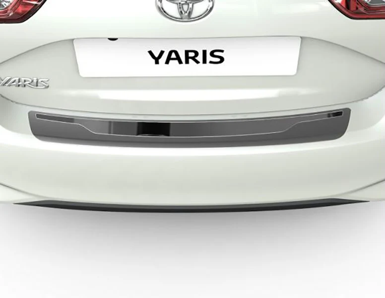 Beschermstrip achterbumper RVS Toyota Yaris 2017 - 2020