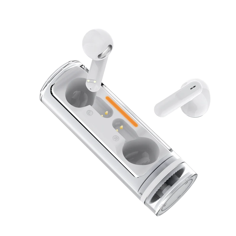 Bluetooth Headset "Twist" - ergonomisch geformt - extrem leicht - Touch-Steuerung - weiß