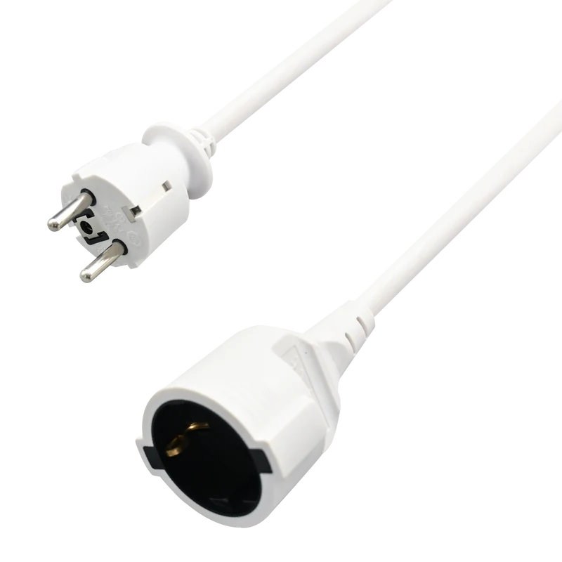 Schuko-Verlängerung - 16 A - 3680 W - 300 cm - weiß