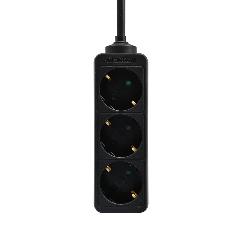 Steckdosenleiste 3-fach - 16A - 3680W - 150cm - verschiedene Farben