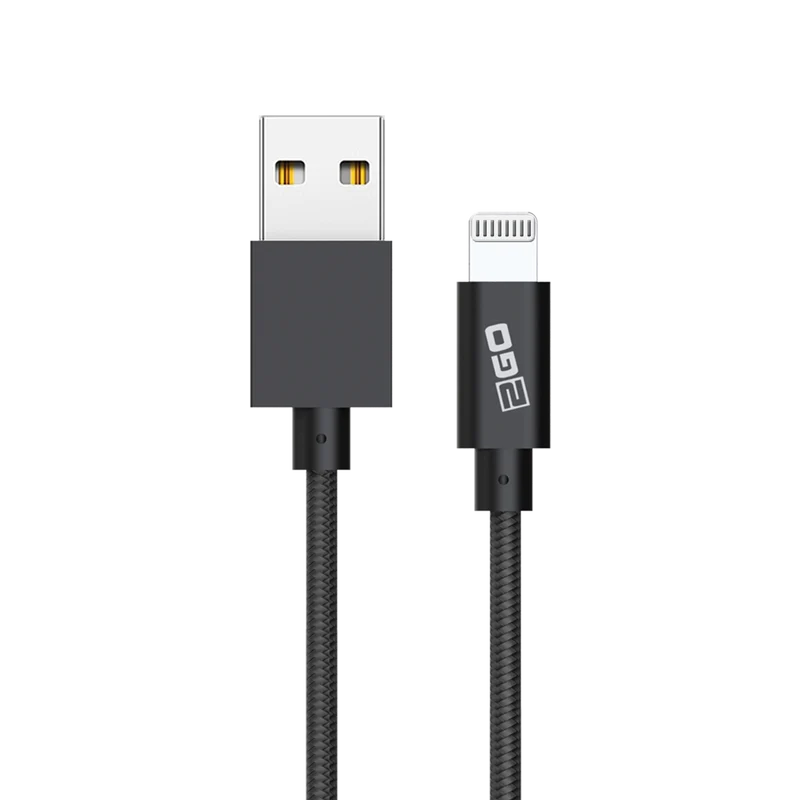 USB Datenkabel passend für Apple Geräte - MFI zertifiziert - USB A auf 8-Pin (Lightning) - diverse Längen - anthrazit