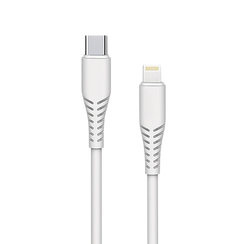 USB Datenkabel - USB Type-C auf 8-Pin (Lightning) oder USB Type-C / 100 cm / weiß