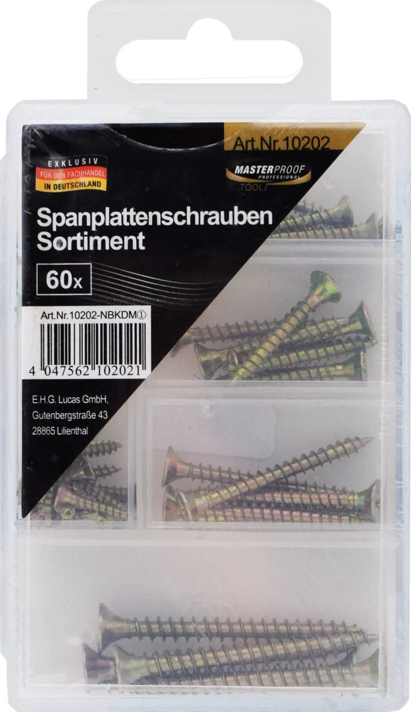 Spanplattenschrauben-Sortiment