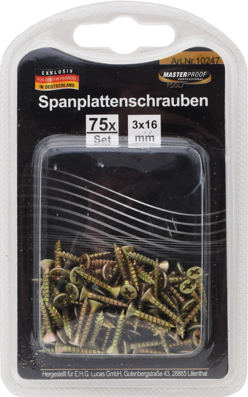Spanplattenschrauben 3 x 16 mm