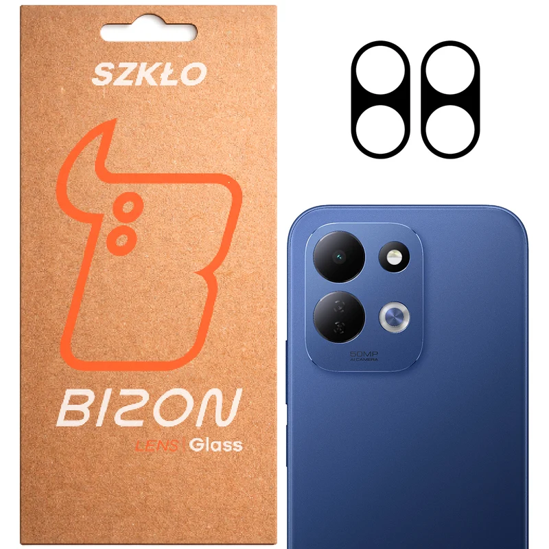 Gehärtetes Glas für die Kamera für Xiaomi Redmi Note 17 4G/5G, Bizon Glass Lens, 2 Stück