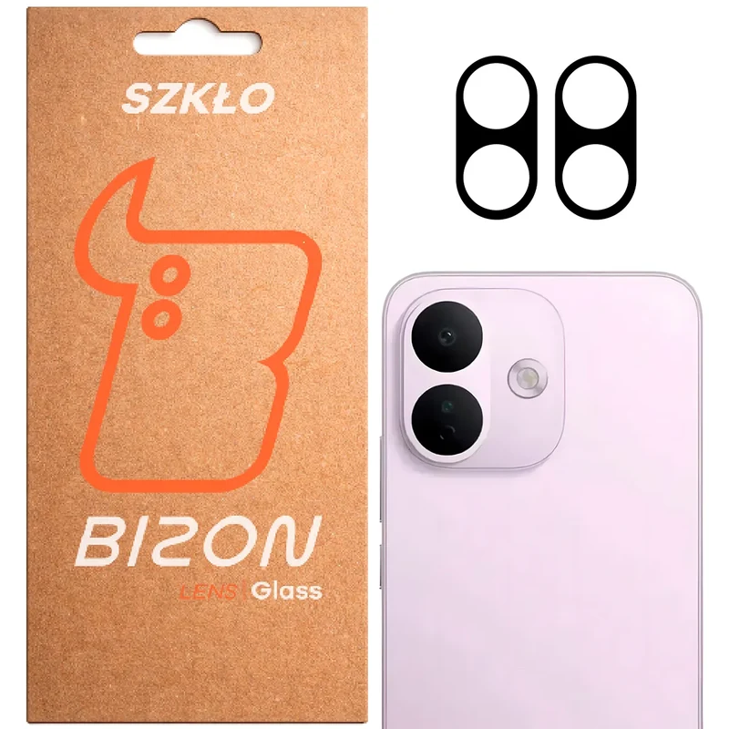 Gehärtetes Glas für die Kamera für Xiaomi Redmi Note 17 Pro 5G, Bizon Glass Lens, 2 Stück