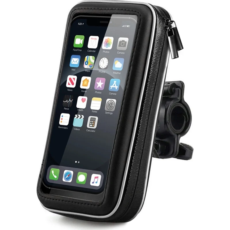 Fahrrad Handyhalterung für Smartphone für den Lenker, Wozinsky Active WBHBK7, Schwarz