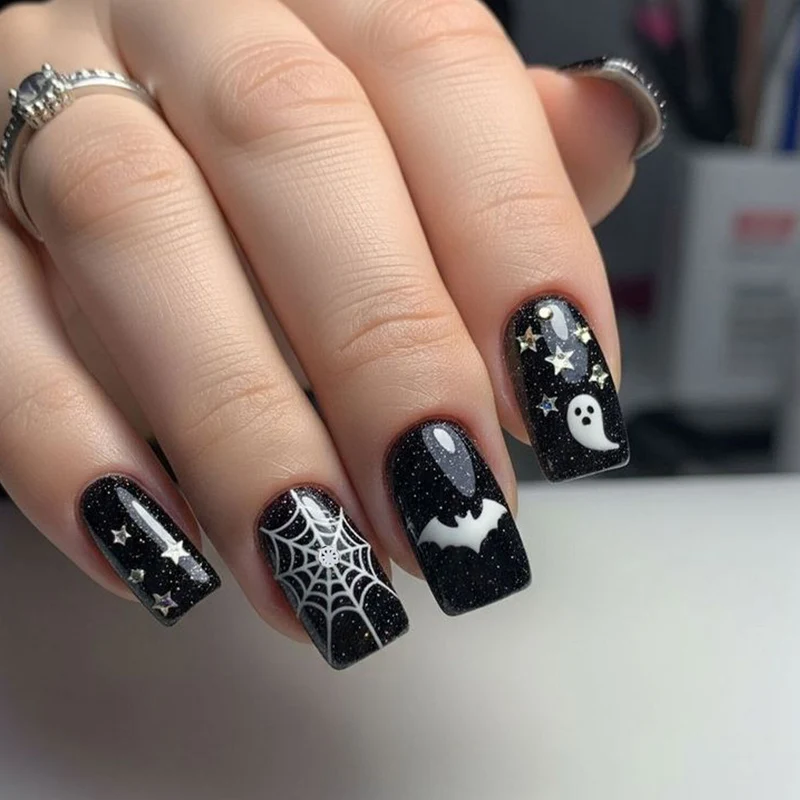 Halloween-Themen 3D Pilz Acryl Nagelkunst Set Karnz
