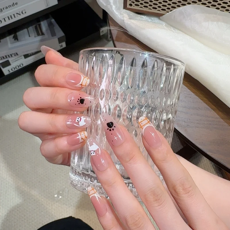 Verspielt Thematisiertes Press-On Nagelset Karnz