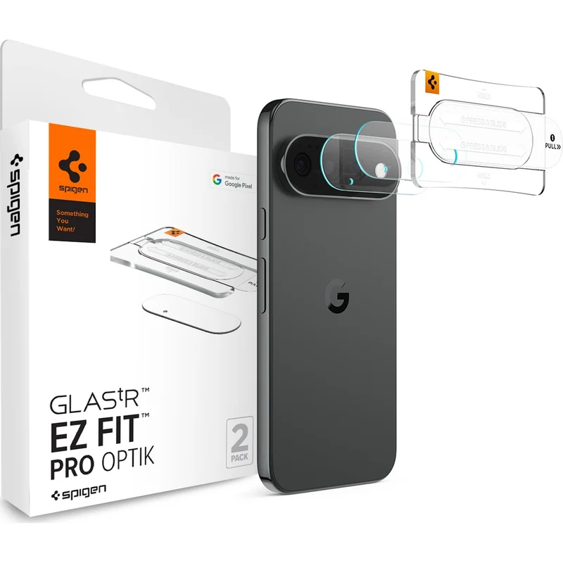 Glas für die Kamera für Google Pixel 11 Pro XL, Spigen Glas.tR EZ Fit Optik Pro 2-Pack, Transparent