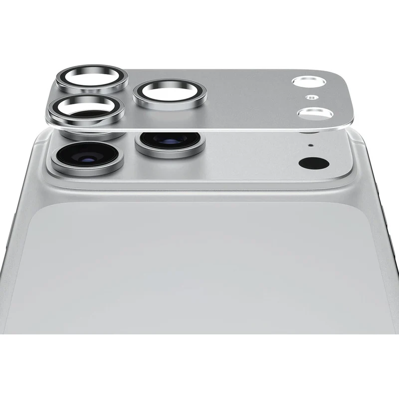 Gehärtetes Glas für die Kamera PanzerGlass Fender Camera Protector für iPhone 18 Pro, Silbern