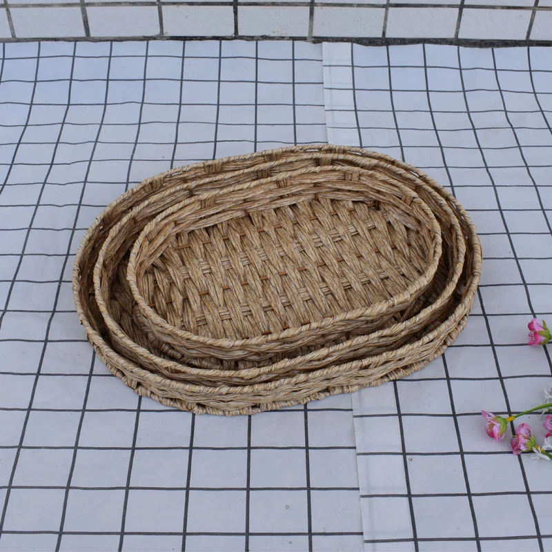 Naturale Woven Serving Basket Set Karnz