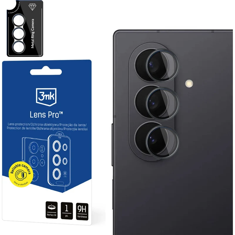 Objektivschutz für Galaxy Z Fold8 Ultra, 3mk Lens Protection Pro, Schwarz