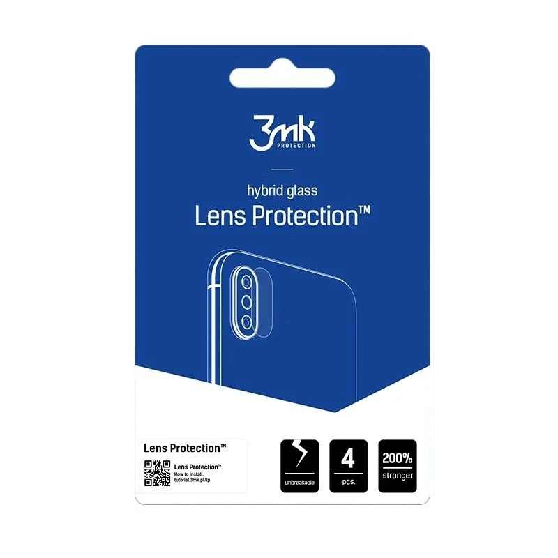 Objektivschutz für Galaxy S26 FE, 3mk Lens Protection, 4 Sätze