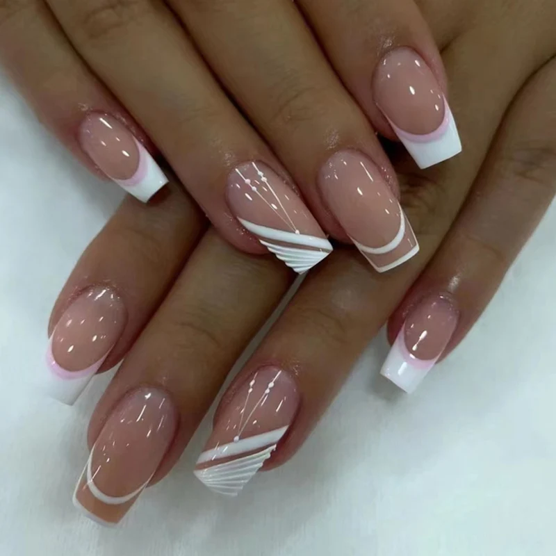 Moderne Geometrische Nagelkunst Karnz